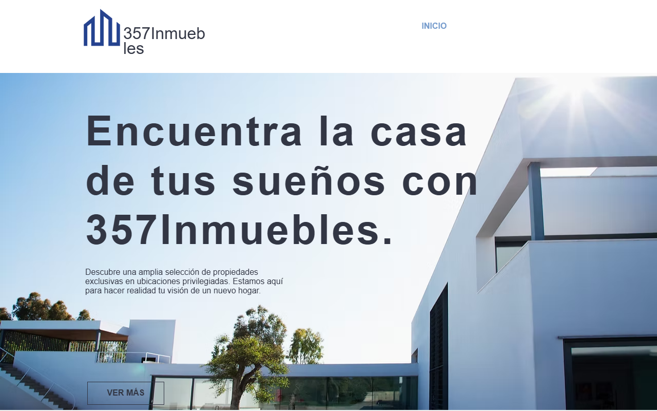 357inmuebles.com screenshot