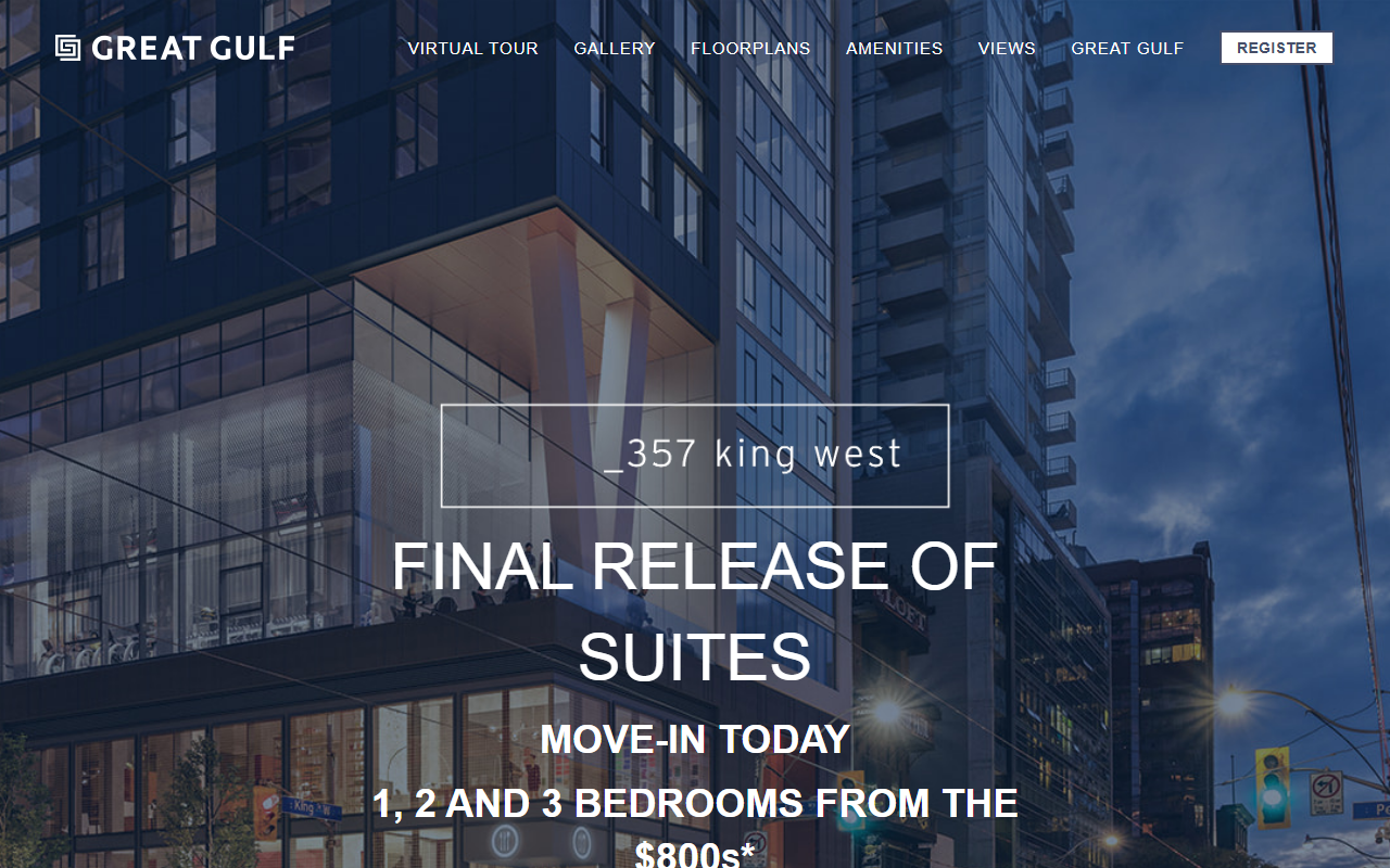 357kingtoronto.com screenshot