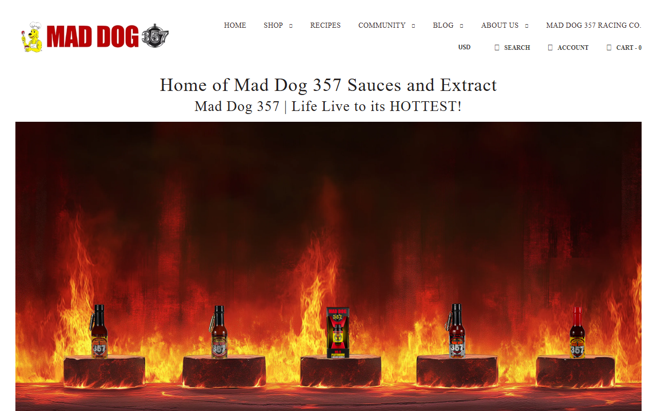 357reaperpepper.com screenshot