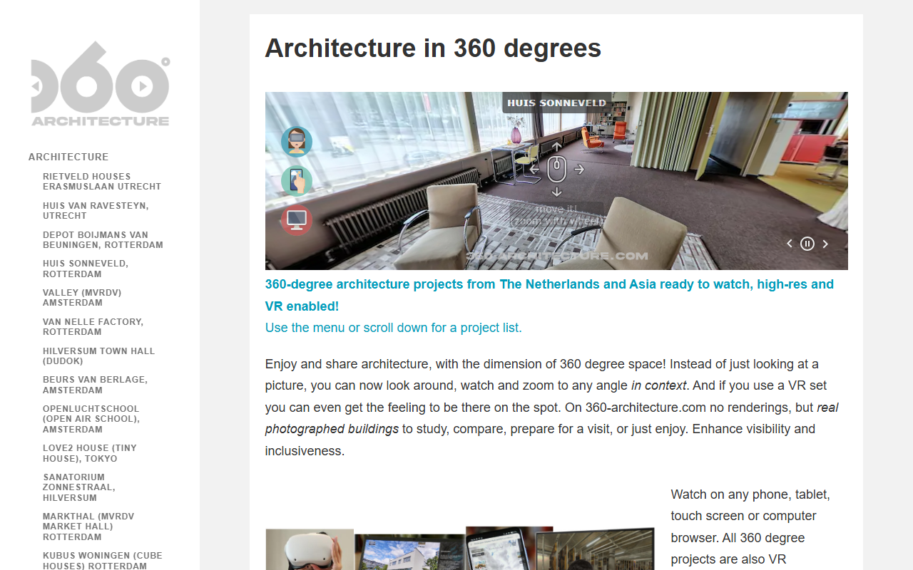 360-architecture.com screenshot