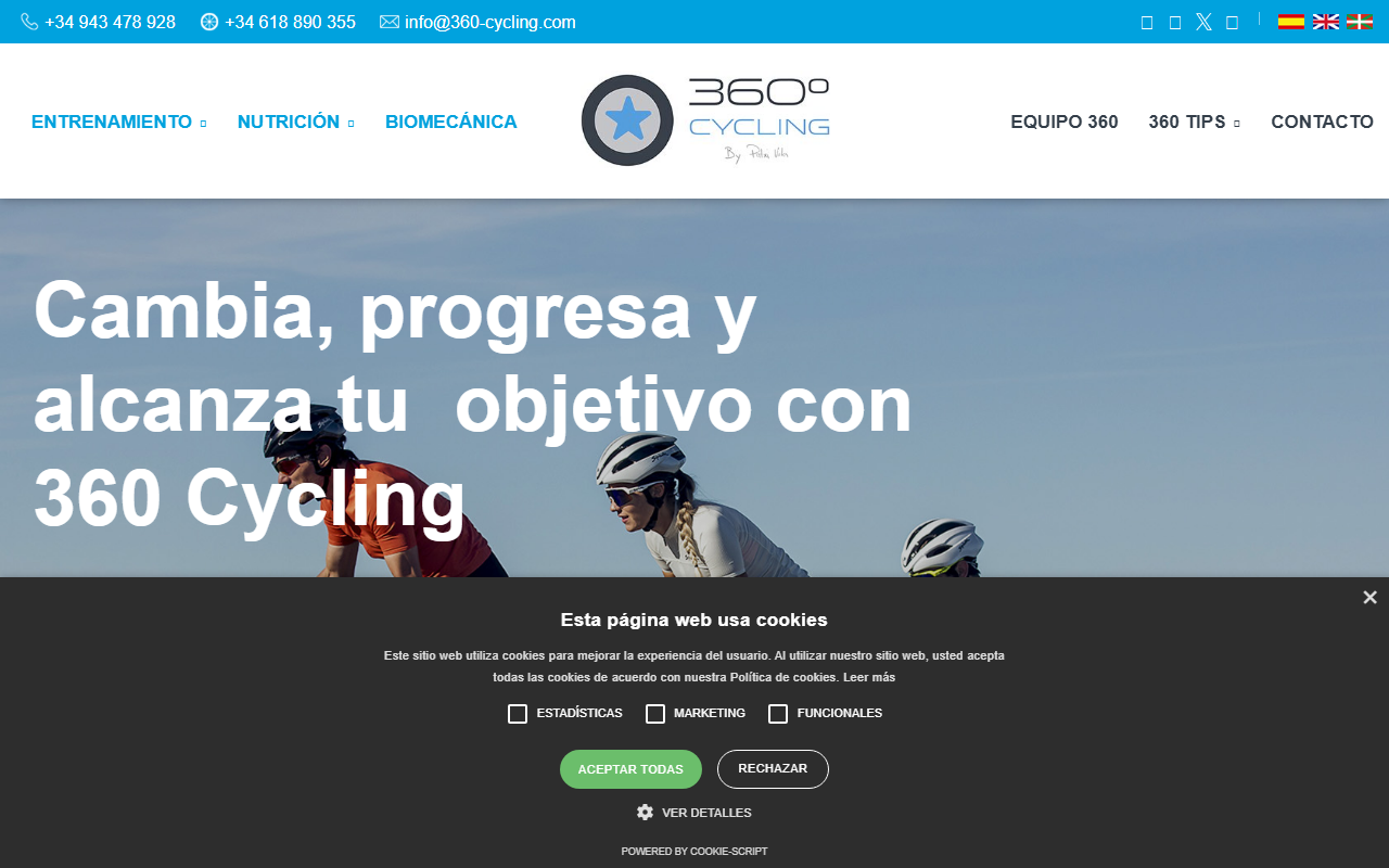 360-cycling.com screenshot