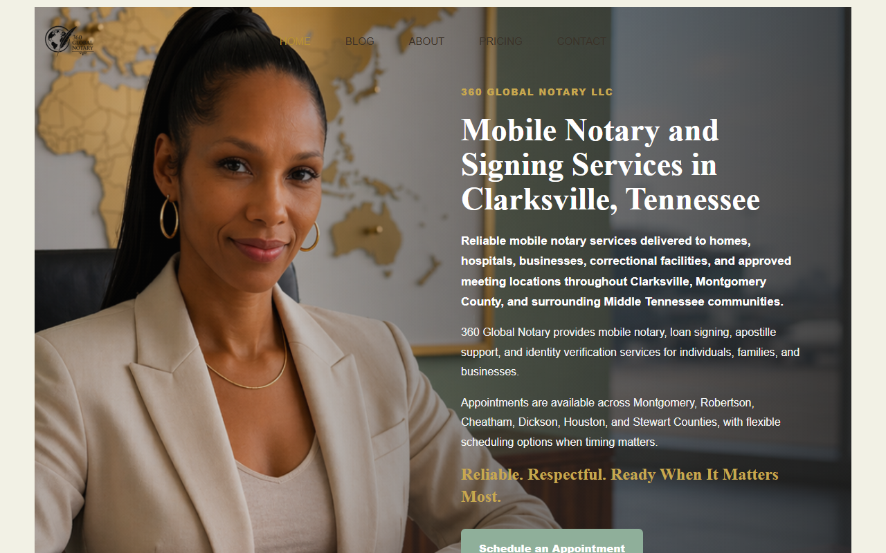 360-globalnotary.com screenshot