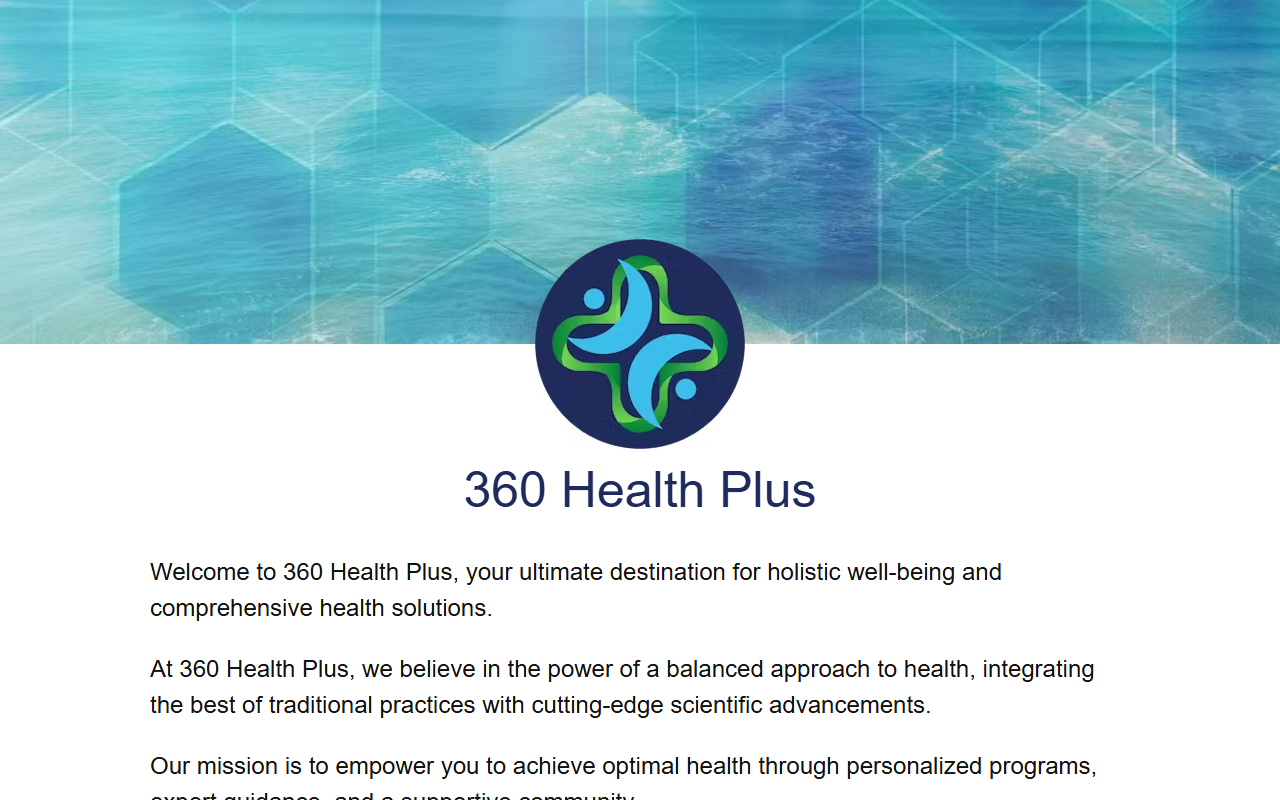 360-health-plus.com screenshot
