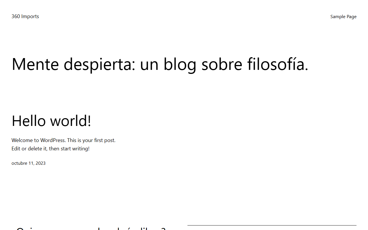 360-imports.com screenshot
