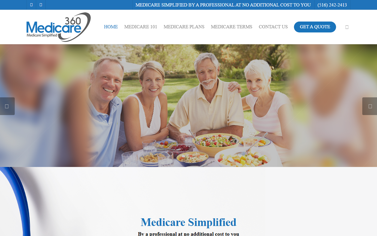 360-medicare.com screenshot