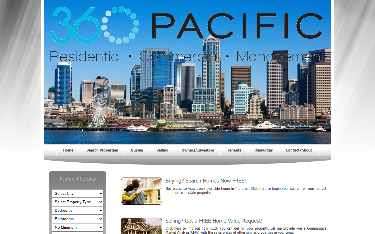 360-pacific.com screenshot