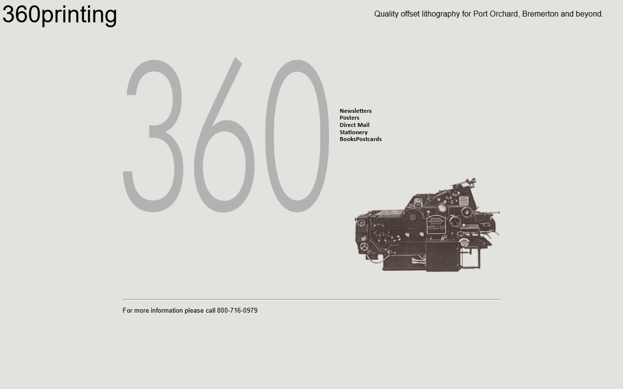 360-printing.com screenshot