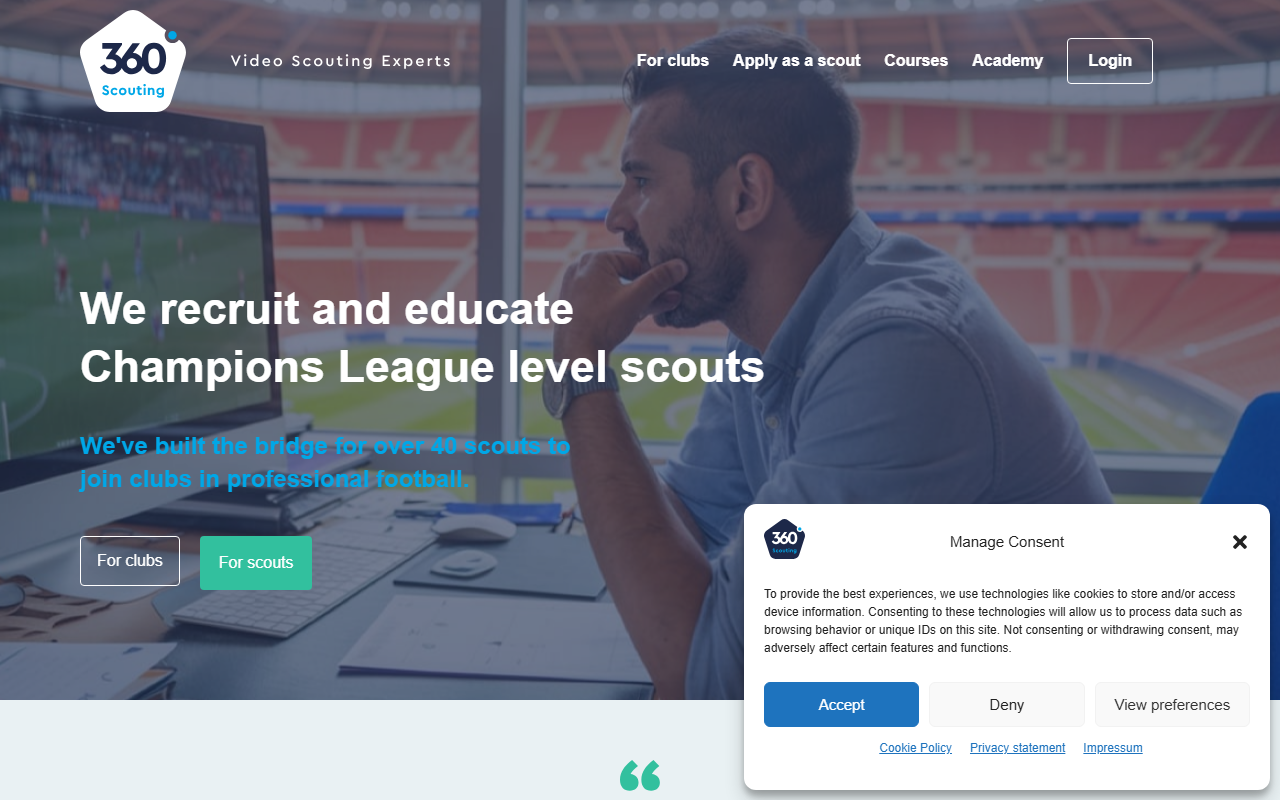 360-scouting.com screenshot