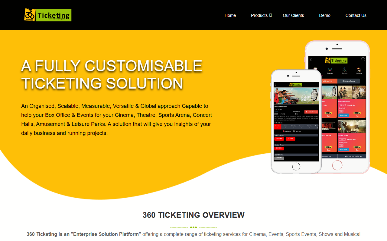 360-ticketing.com screenshot