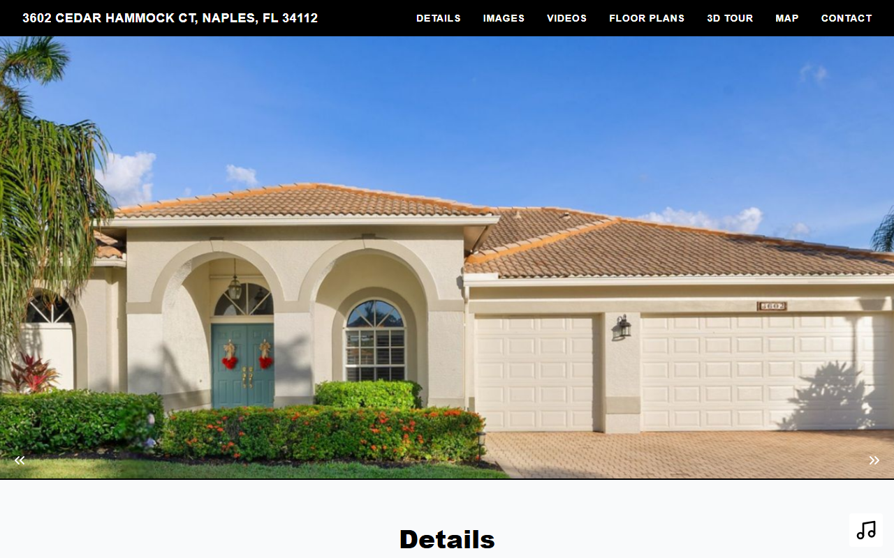 3602cedarhammock.com screenshot