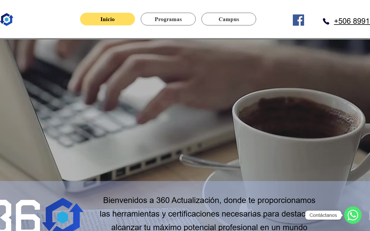 360actualizacion.com screenshot