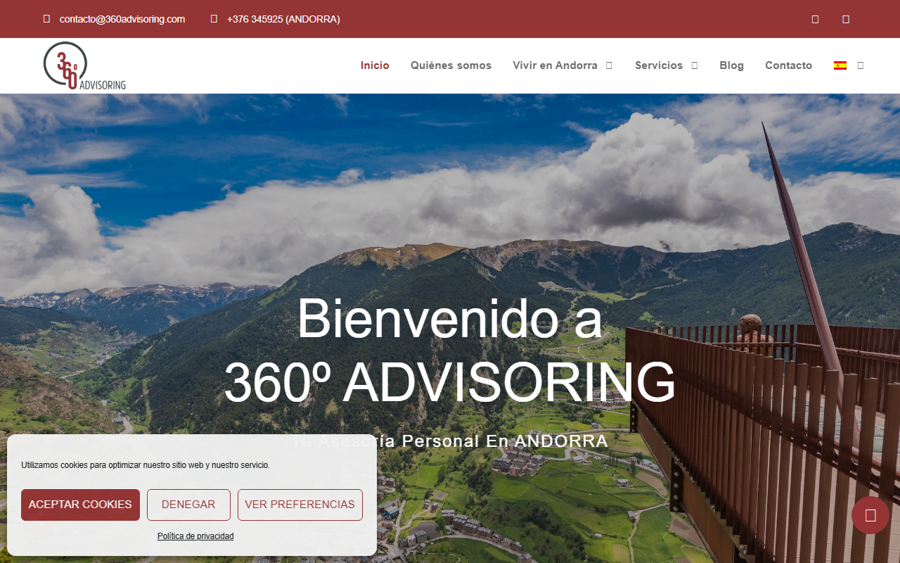 360advisoring.com screenshot