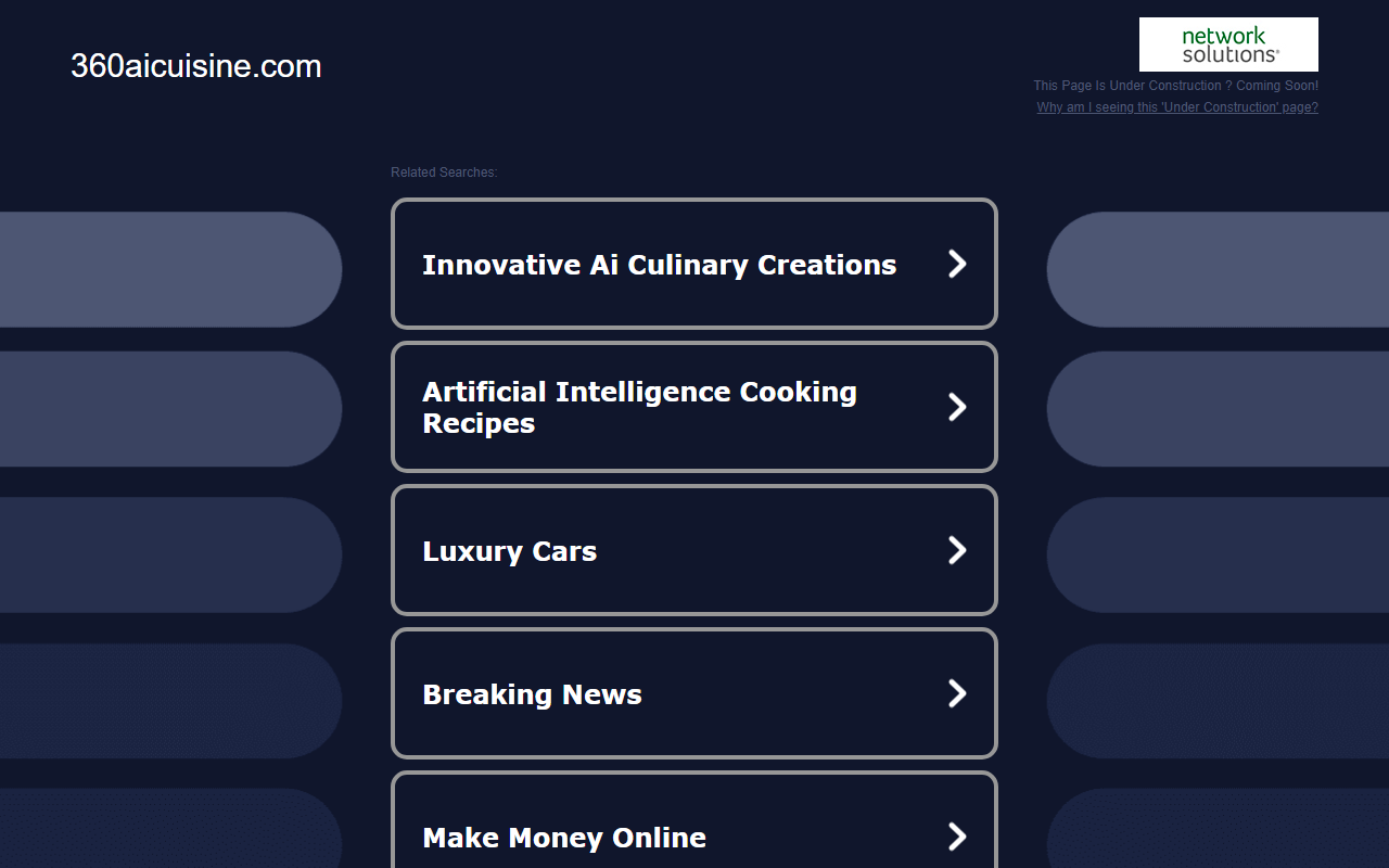 360aicuisine.com screenshot