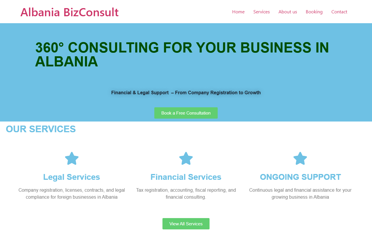 360albconsult.com screenshot