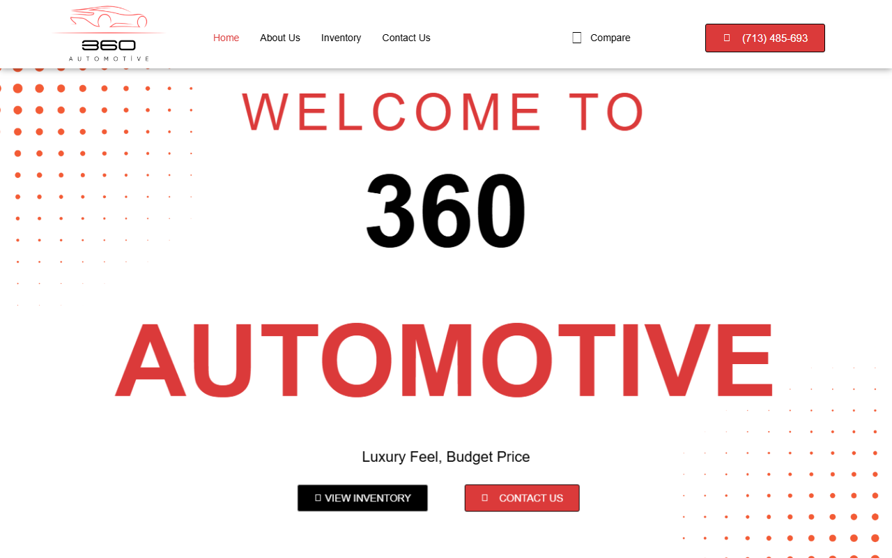360automotivetx.com screenshot