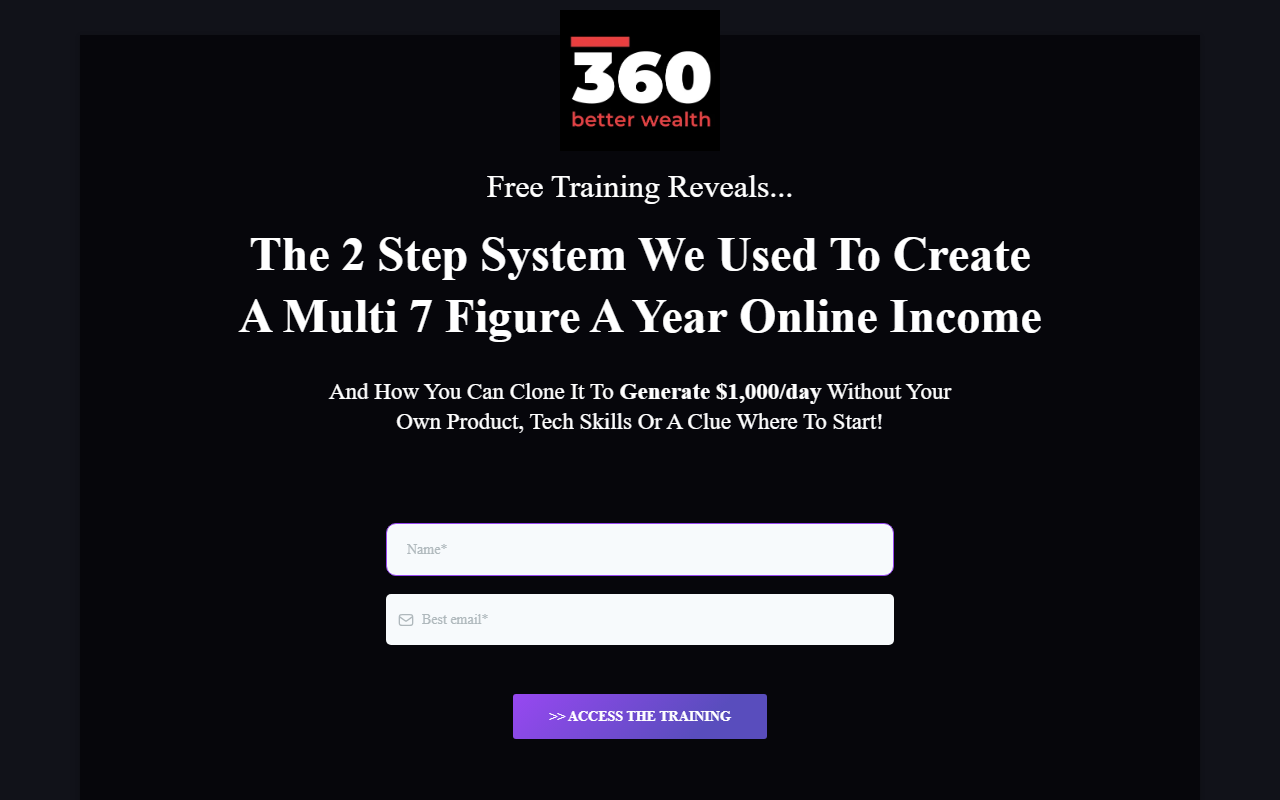 360betterwealth.com screenshot