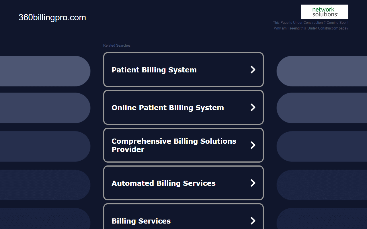 360billingpro.com screenshot