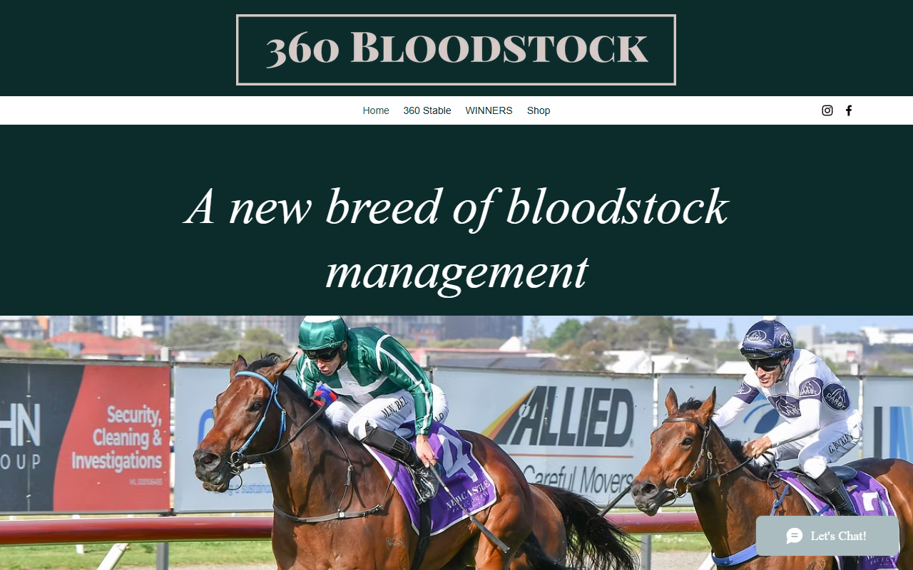 360bloodstock.com screenshot