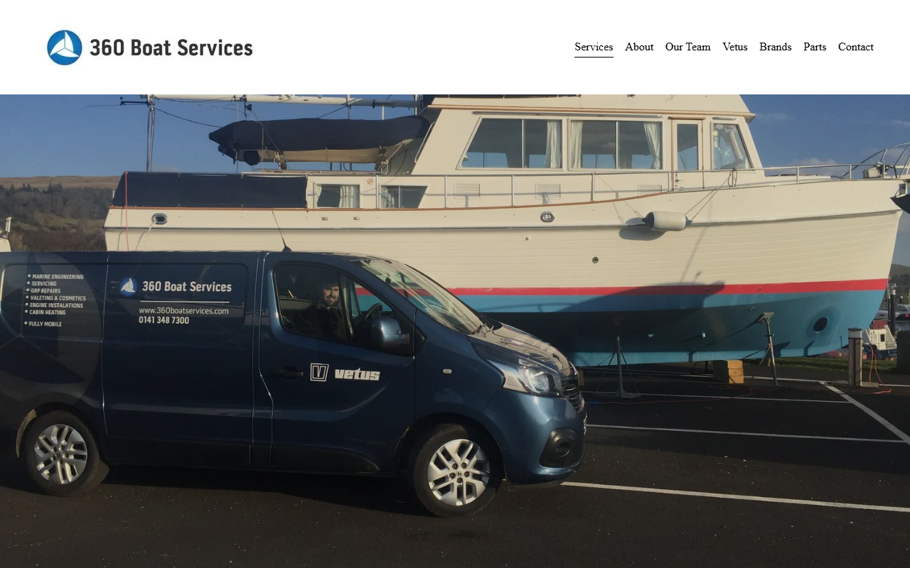 360boatservices.com screenshot