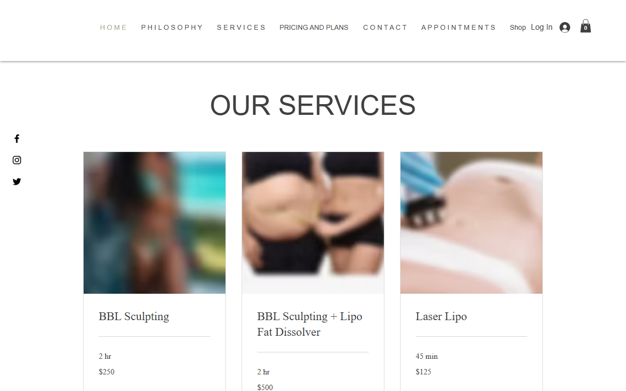 360bodyspa.com screenshot