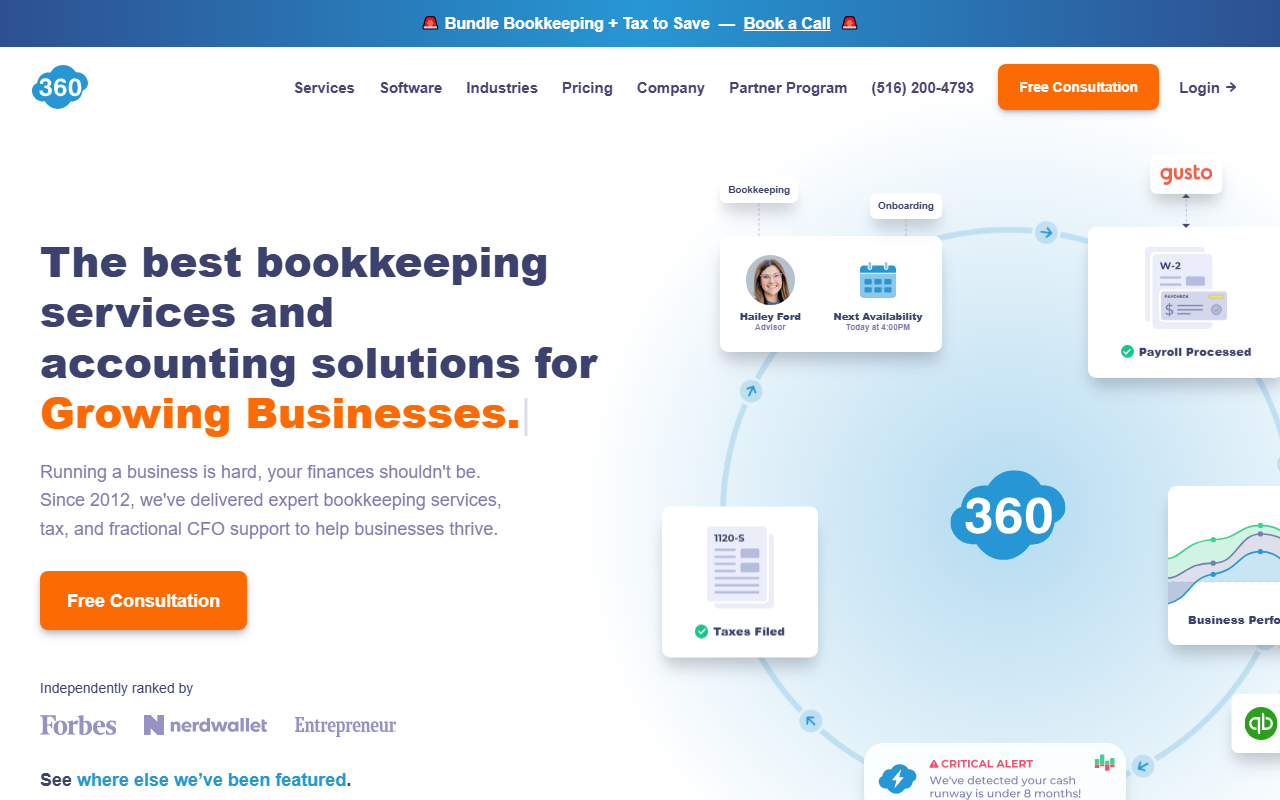360bookkeeper.com screenshot