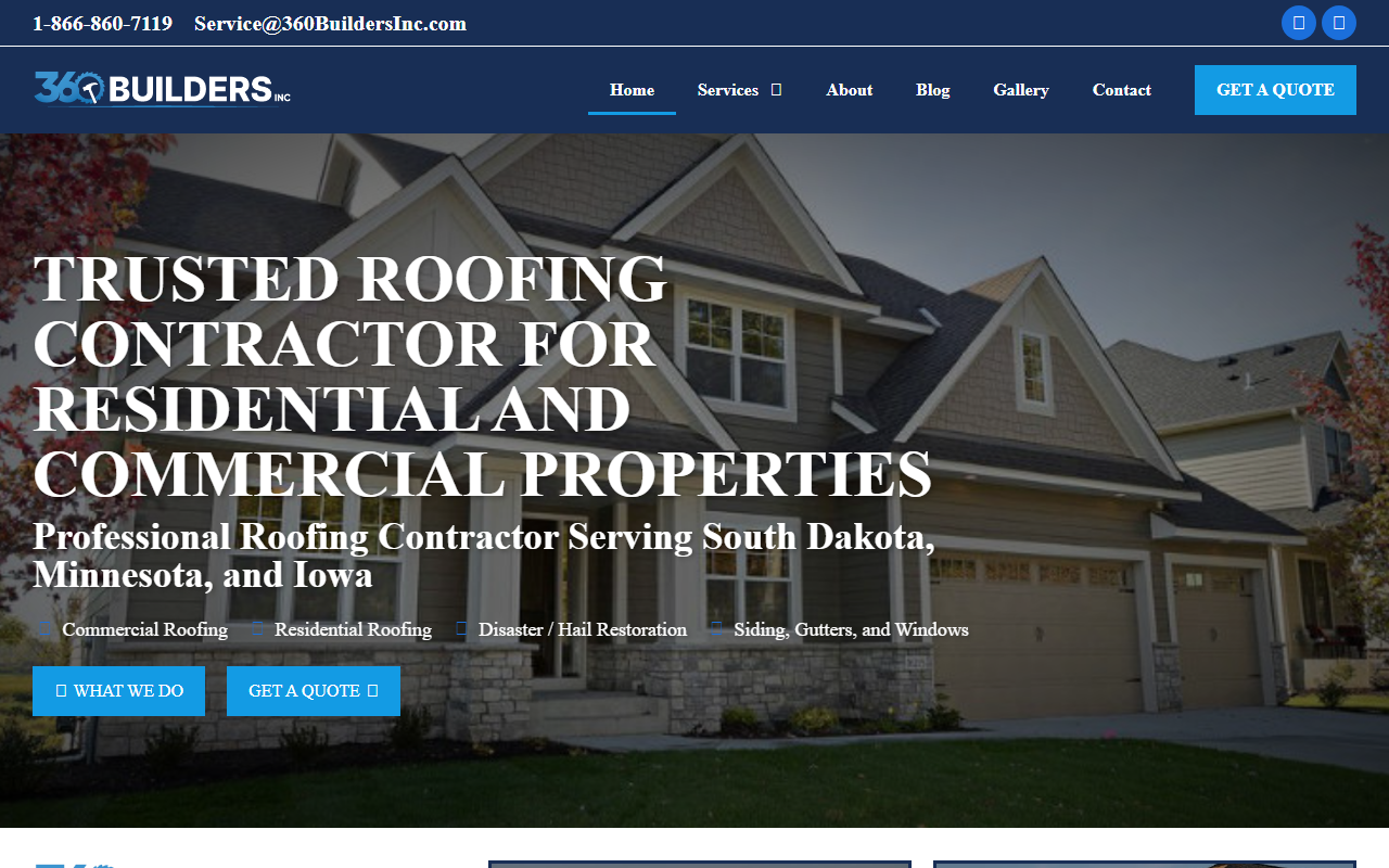 360buildersinc.com screenshot
