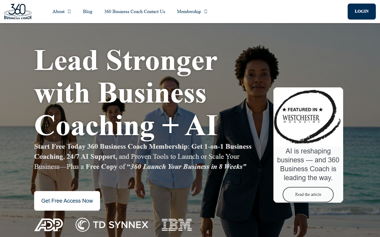 360businesscoach.com screenshot