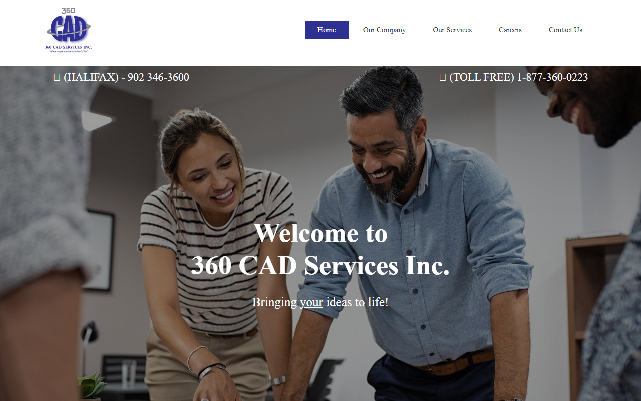 360cadservices.com screenshot