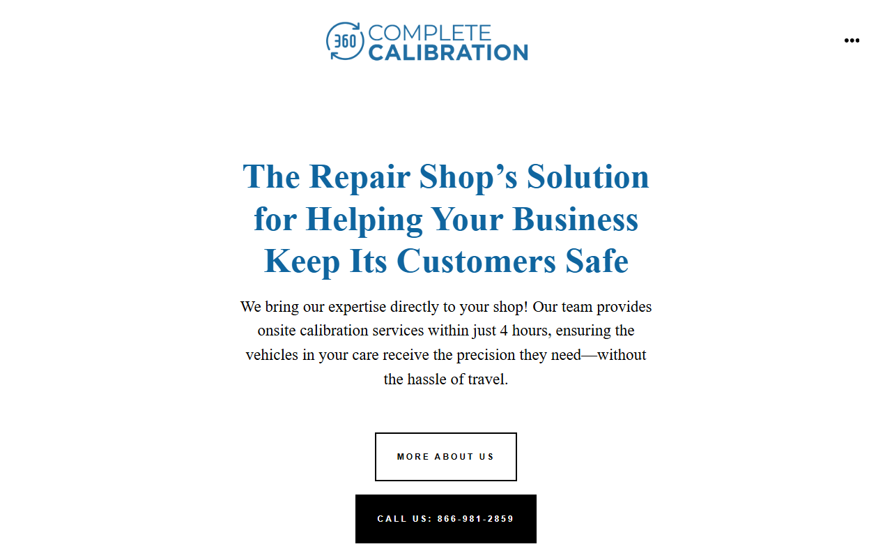 360calibrate.com screenshot