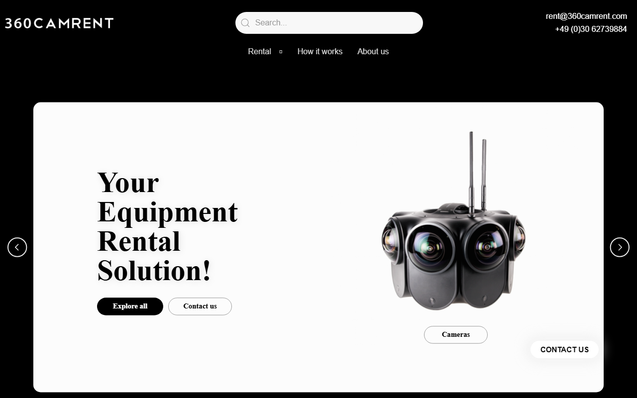 360camrent.com screenshot