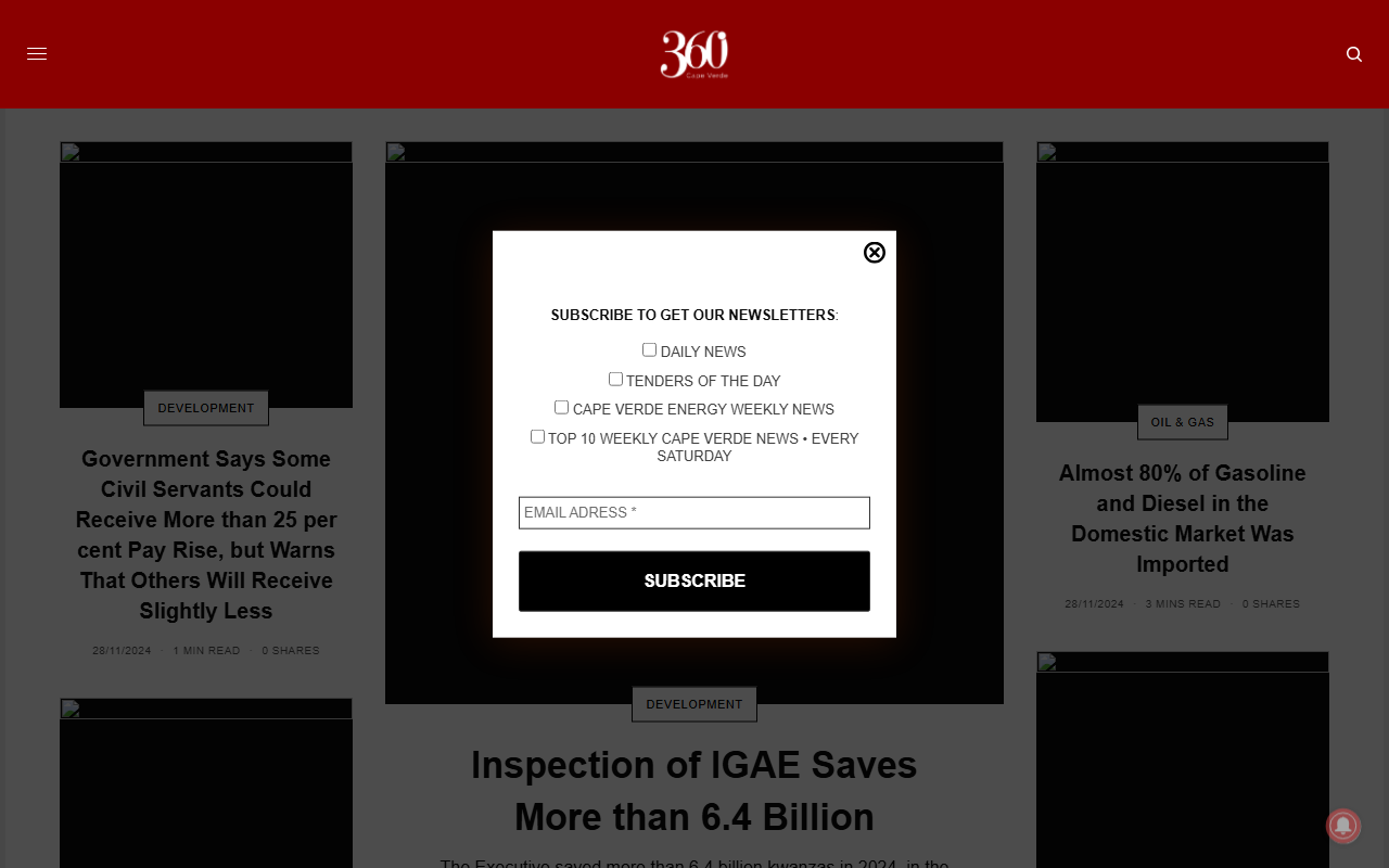 360capeverde.com screenshot