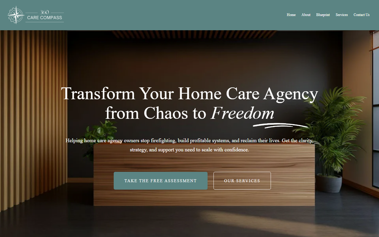 360carecompass.com screenshot