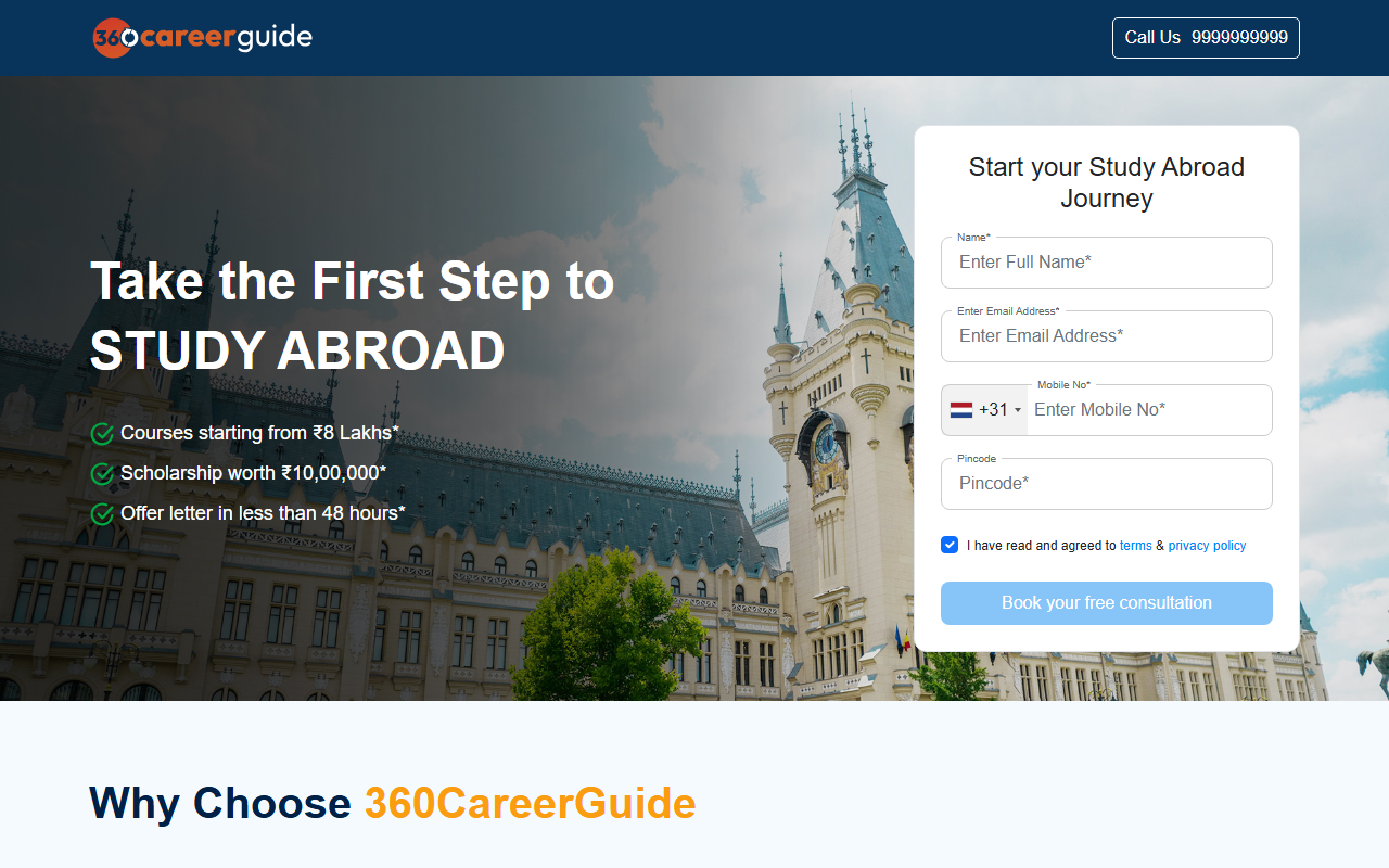 360careerguide.com screenshot