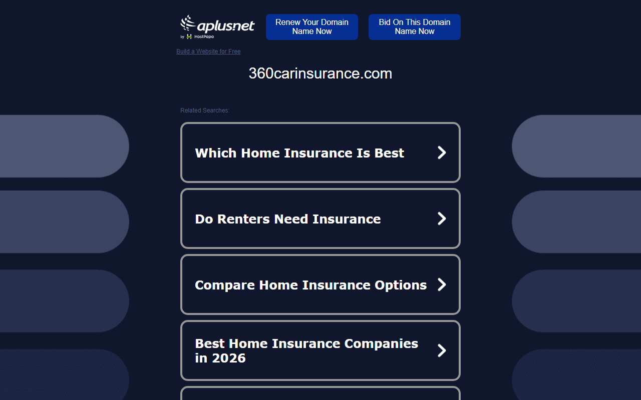 360carinsurance.com screenshot