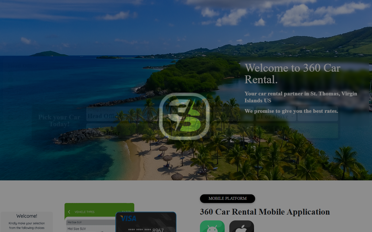 360carrental.com screenshot