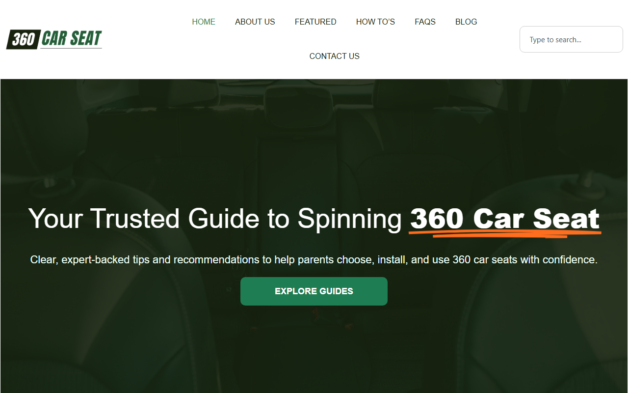 360carseat.com screenshot