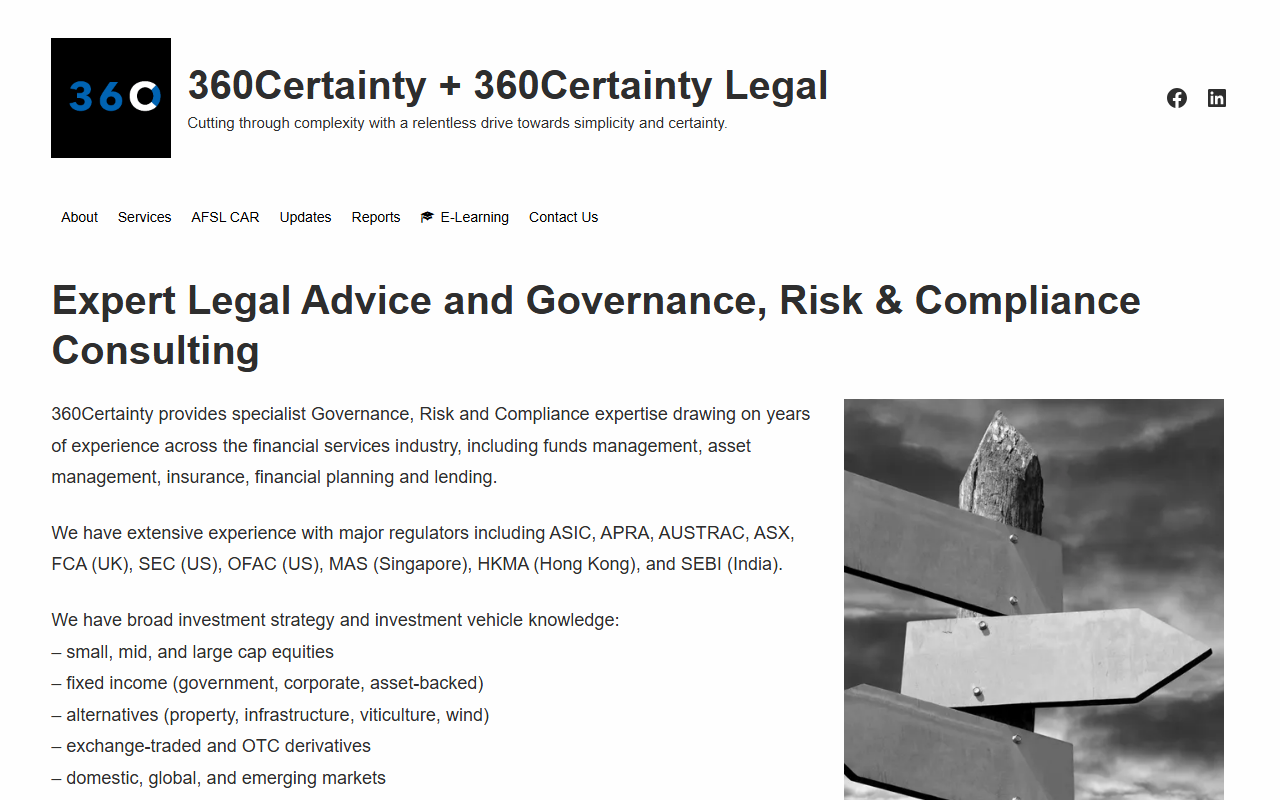 360certainty.com screenshot