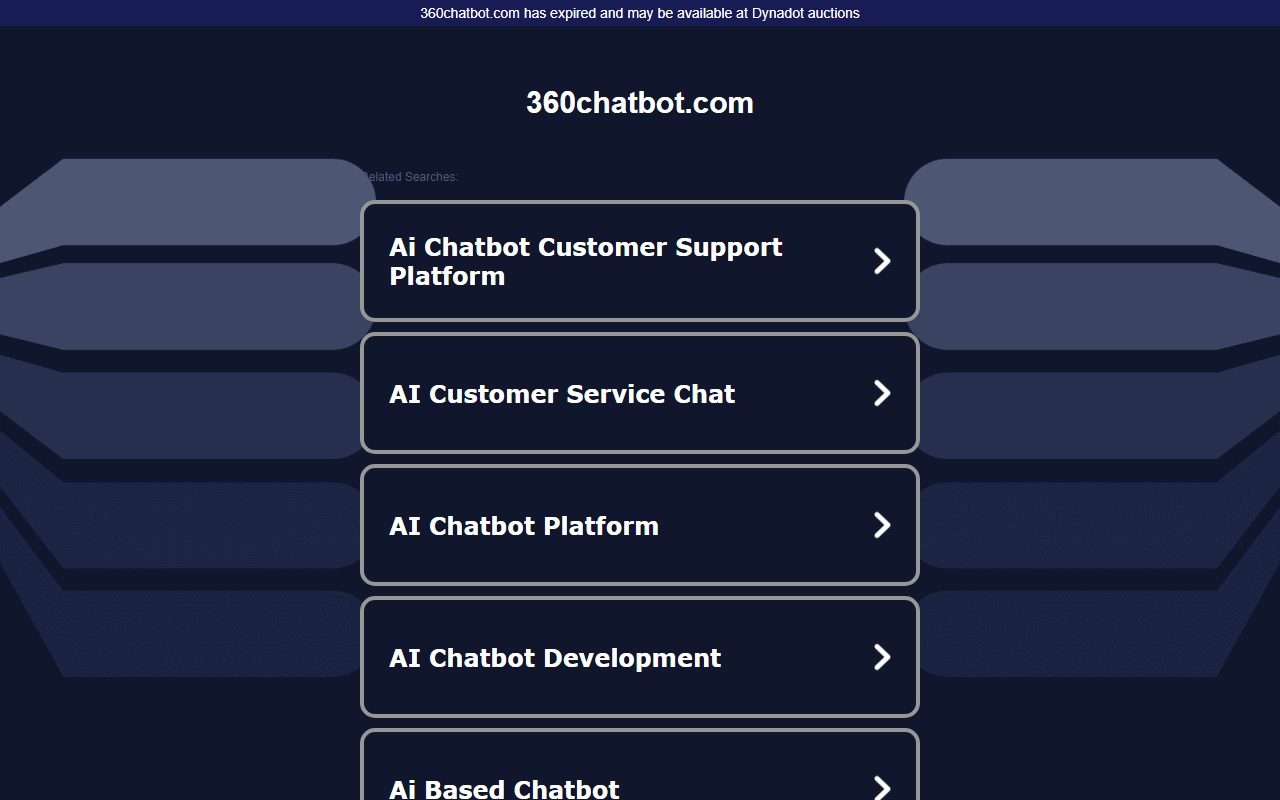 360chatbot.com screenshot