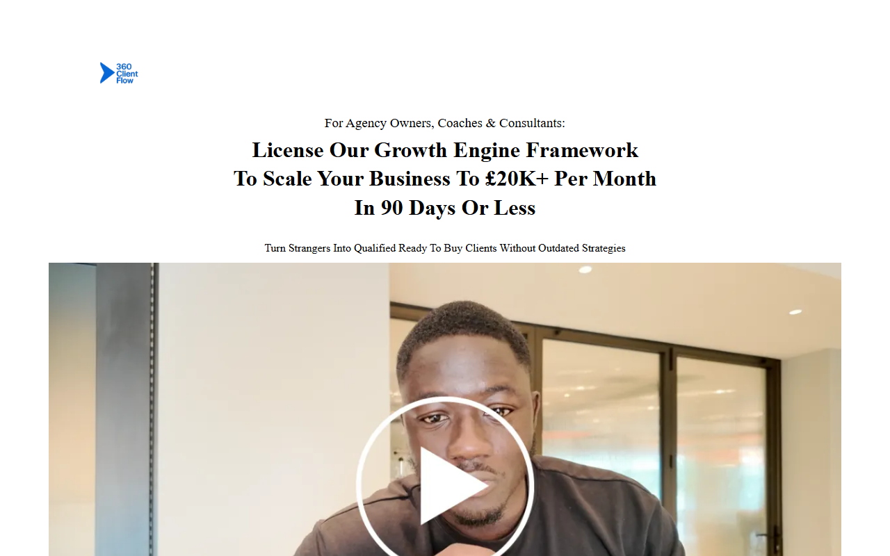 360clientflow.com screenshot