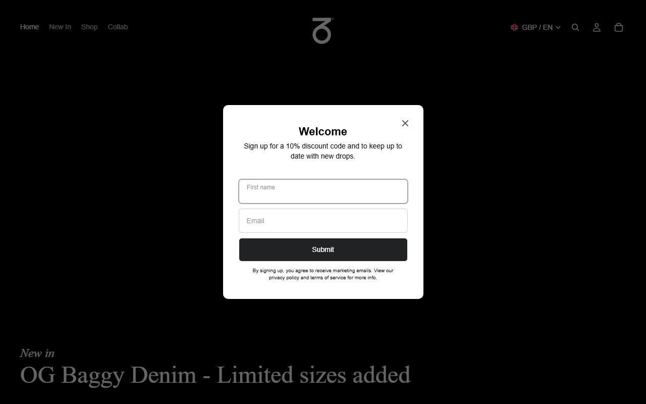 360clothing.com screenshot