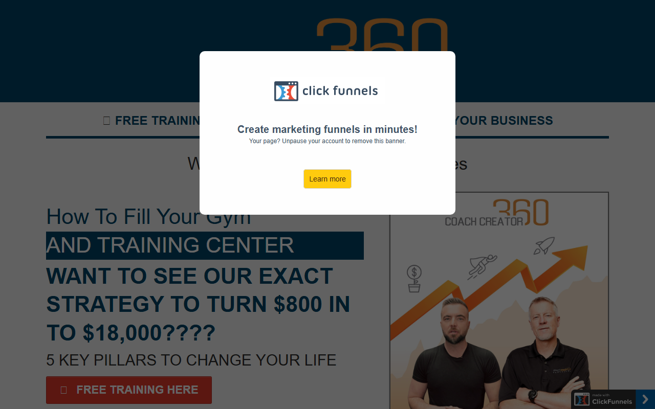 360coachcreator.com screenshot