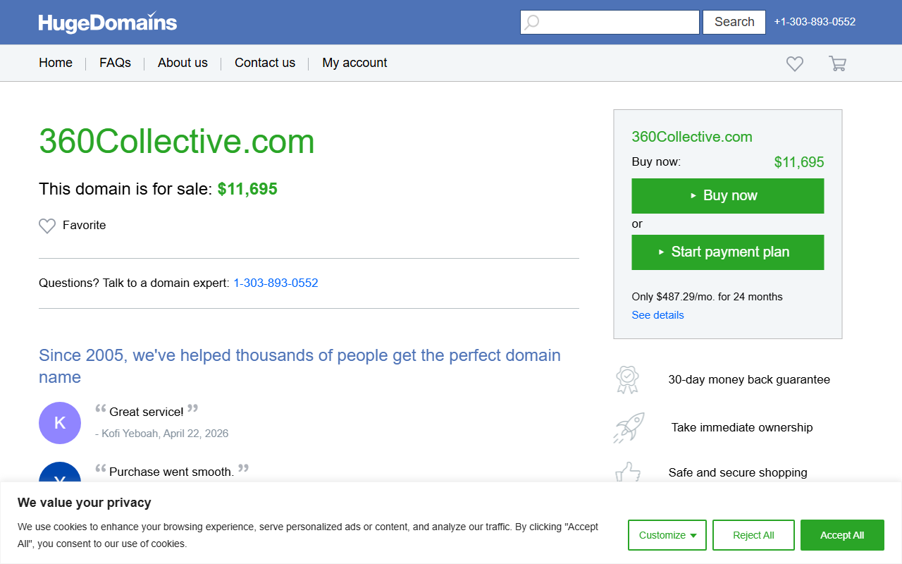 360collective.com screenshot