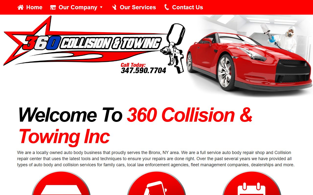 360collision.com screenshot