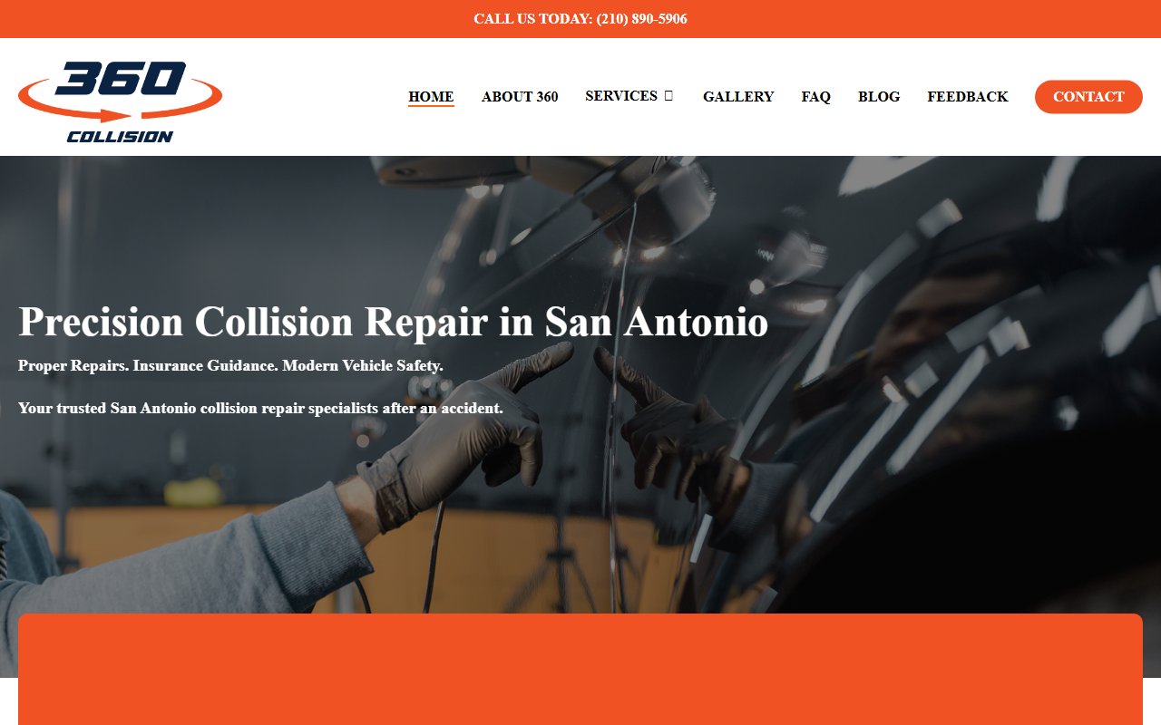 360collisionsa.com screenshot