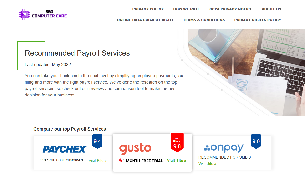360computercare.com screenshot