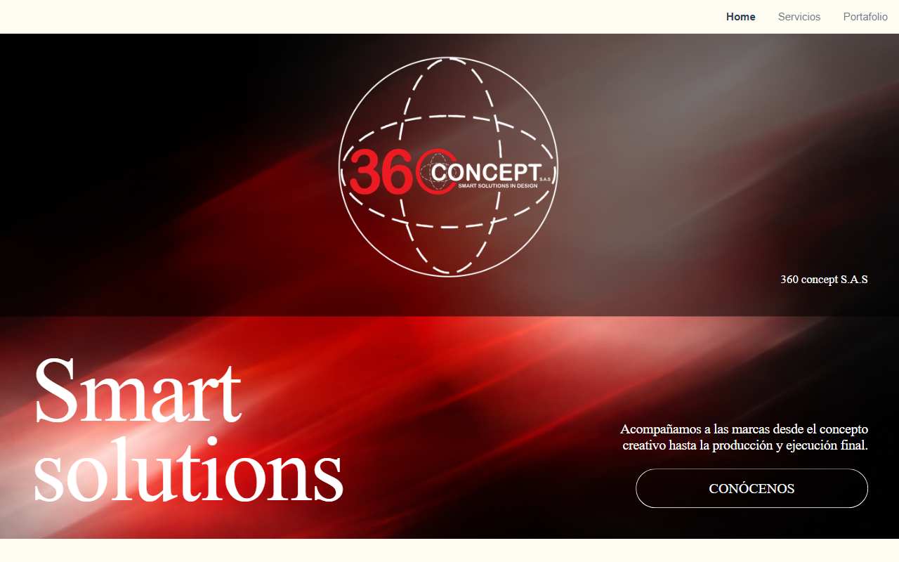 360conceptsas.com screenshot