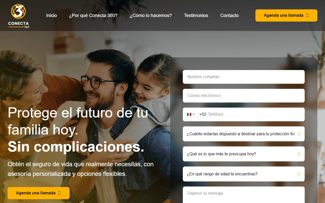 360conecta.com screenshot