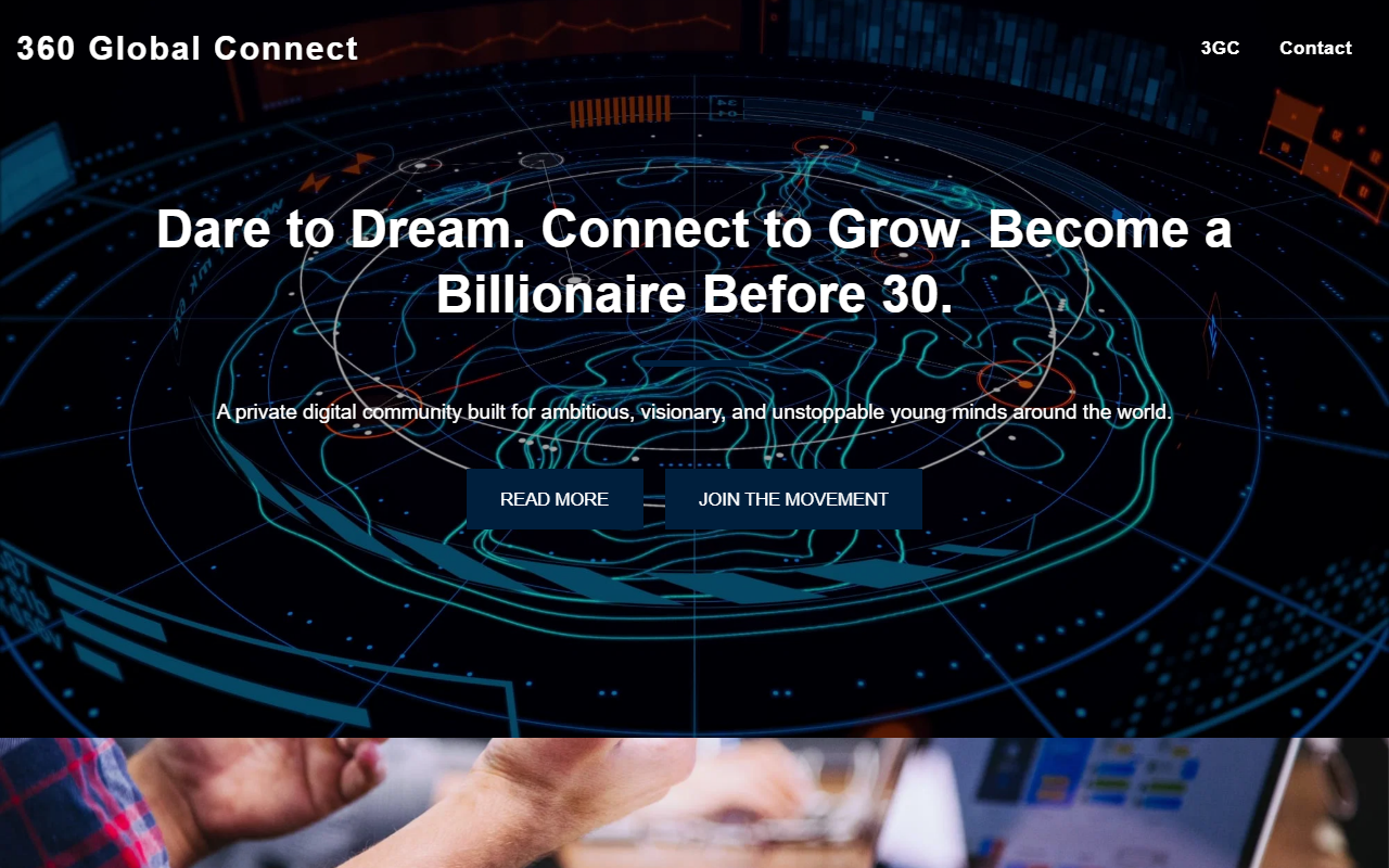 360connectgloble.com screenshot