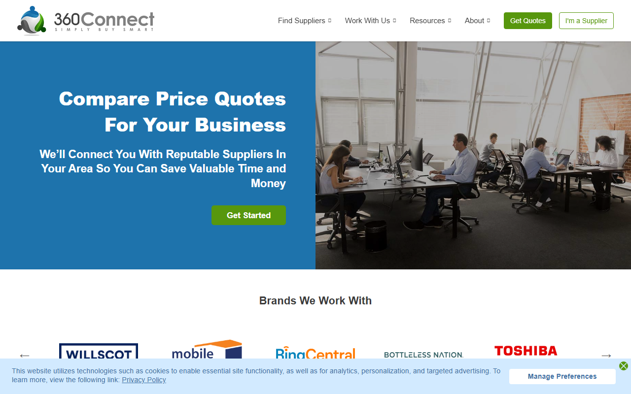 360connectus.com screenshot