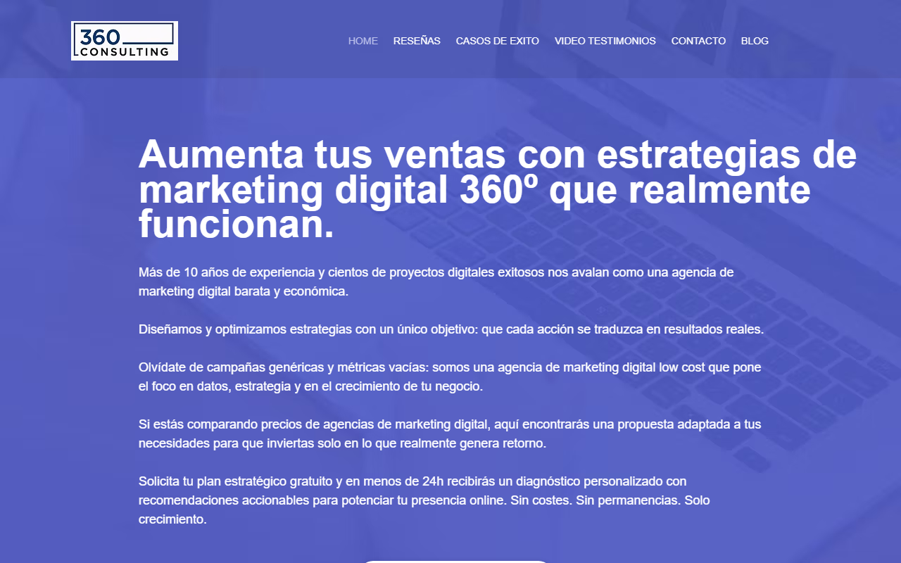 360consultingbcn.com screenshot